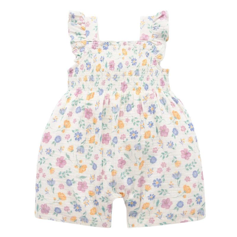 Purebaby Shirred Jumpsuit image number 0